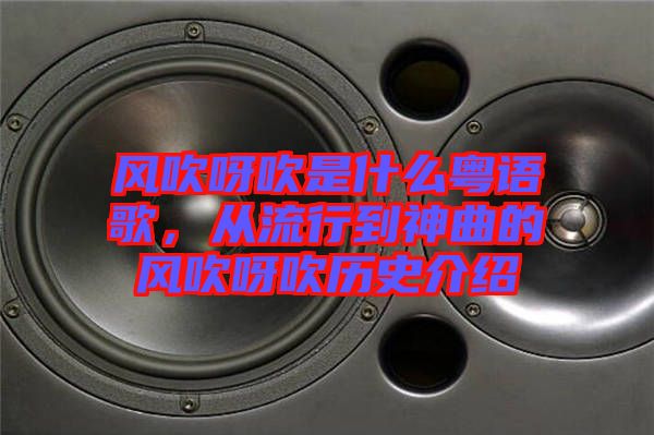 風(fēng)吹呀吹是什么粵語(yǔ)歌，從流行到神曲的風(fēng)吹呀吹歷史介紹