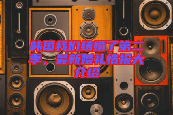 韓國(guó)我們結(jié)婚了第二季，最新婚禮情報(bào)大介紹