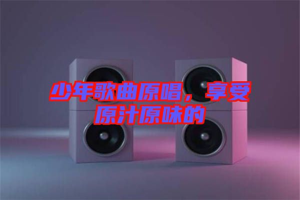 少年歌曲原唱，享受原汁原味的