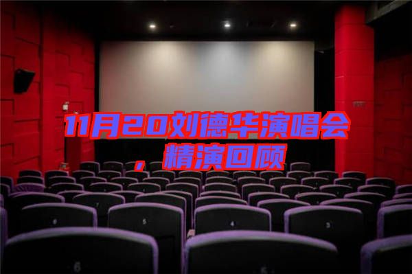 11月20劉德華演唱會，精演回顧