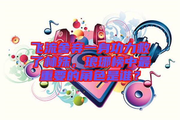 飛流舍棄一身功力救了林殊，瑯琊榜中最重要的角色是誰(shuí)？