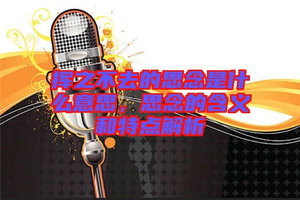 揮之不去的思念是什么意思，思念的含義和特點解析
