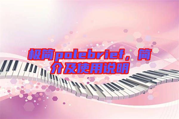 極簡(jiǎn)polebrief，簡(jiǎn)介及使用說(shuō)明