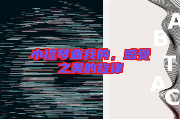小提琴曲我的，感受之美的旋律
