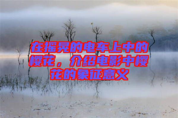 在搖晃的電車上中的櫻花，介紹電影中櫻花的象征意義