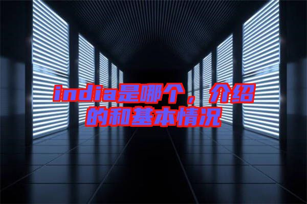india是哪個，介紹的和基本情況