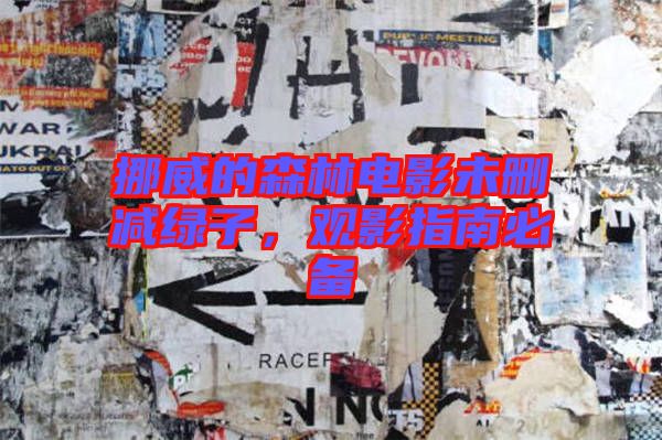 挪威的森林電影未刪減綠子，觀影指南必備