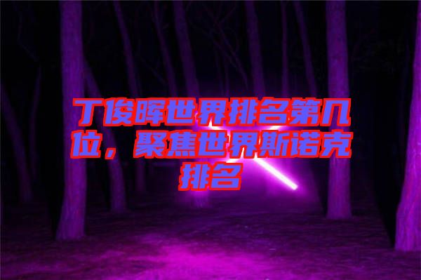 丁俊暉世界排名第幾位，聚焦世界斯諾克排名