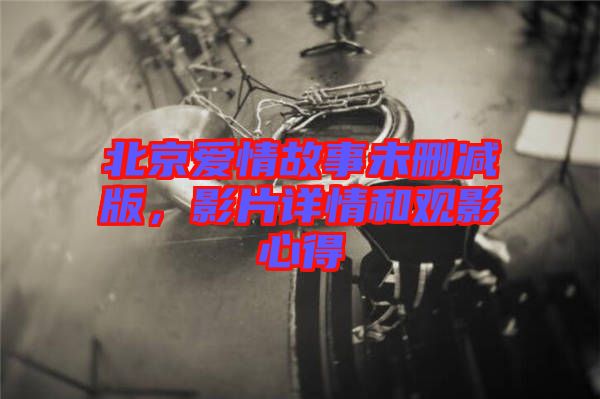 北京愛情故事未刪減版，影片詳情和觀影心得