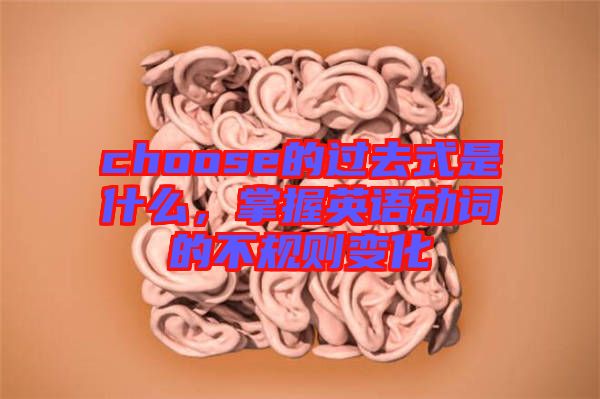 choose的過(guò)去式是什么，掌握英語(yǔ)動(dòng)詞的不規(guī)則變化