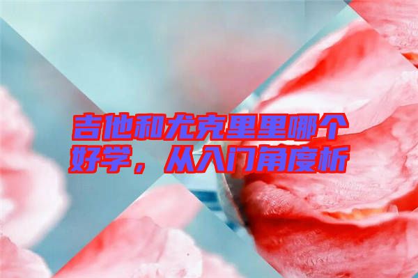 吉他和尤克里里哪個好學，從入門角度析