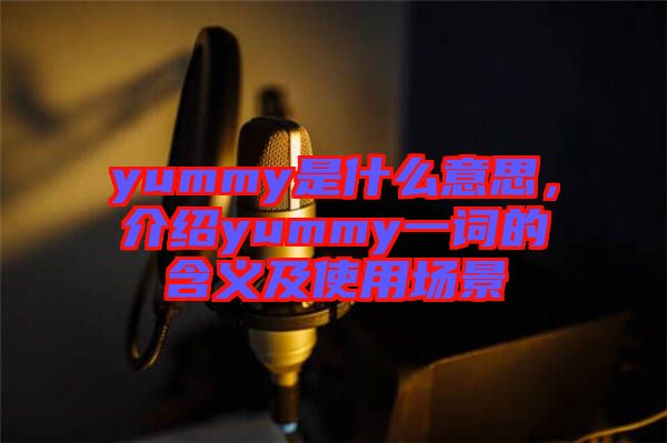yummy是什么意思，介紹yummy一詞的含義及使用場景