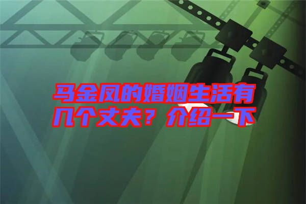 馬金鳳的婚姻生活有幾個(gè)丈夫？介紹一下