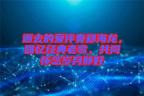 逝去的愛伴奏鄭海龍，回憶經(jīng)典老歌，共同懷念歲月靜好