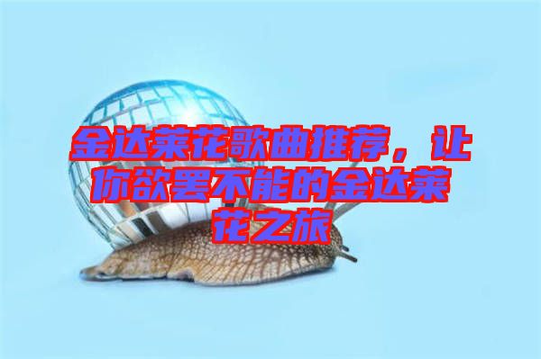 金達萊花歌曲推薦，讓你欲罷不能的金達萊花之旅
