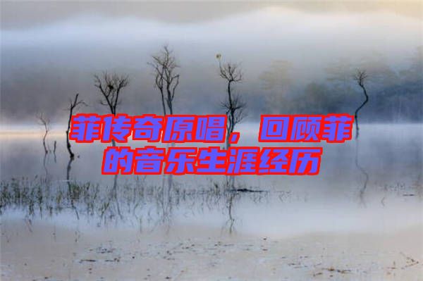 菲傳奇原唱，回顧菲的音樂(lè)生涯經(jīng)歷