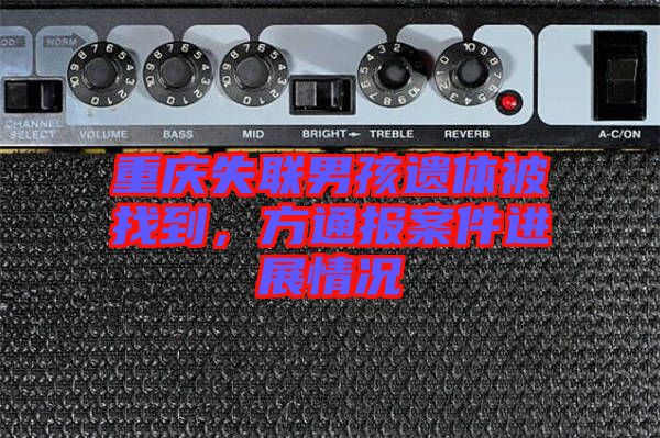 重慶失聯(lián)男孩遺體被找到，方通報案件進(jìn)展情況